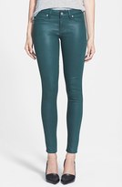 Thumbnail for your product : Paige Denim 'Verdugo' Coated Ultra Skinny Ankle Jeans (Forest Silk)