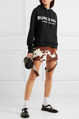 Burberry Printed Cotton-jersey Hoodie