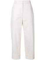 Cédric Charlier high waist cropped trousers