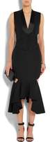 Thumbnail for your product : Givenchy Cutout Ruffled Wool Midi Skirt