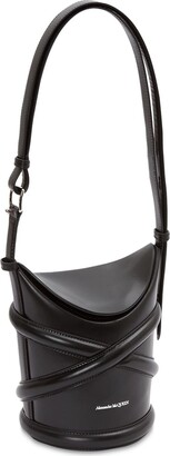 Alexander McQueen The Curve Small Leather Shoulder Bag