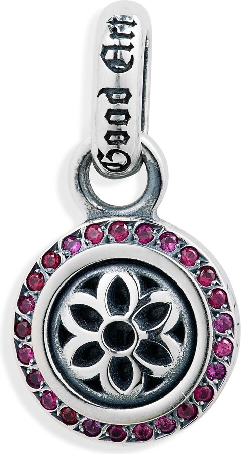 Good Art Hlywd Men's Ruby Lotus Pendant