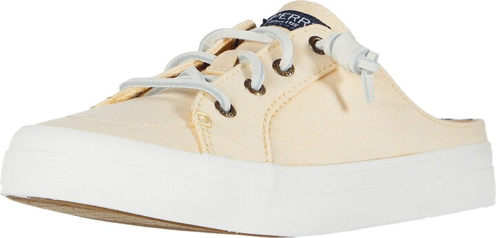 women's crest vibe washed plaid mule sneaker