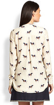 Thumbnail for your product : Tory Burch Meg Printed Silk Blouse