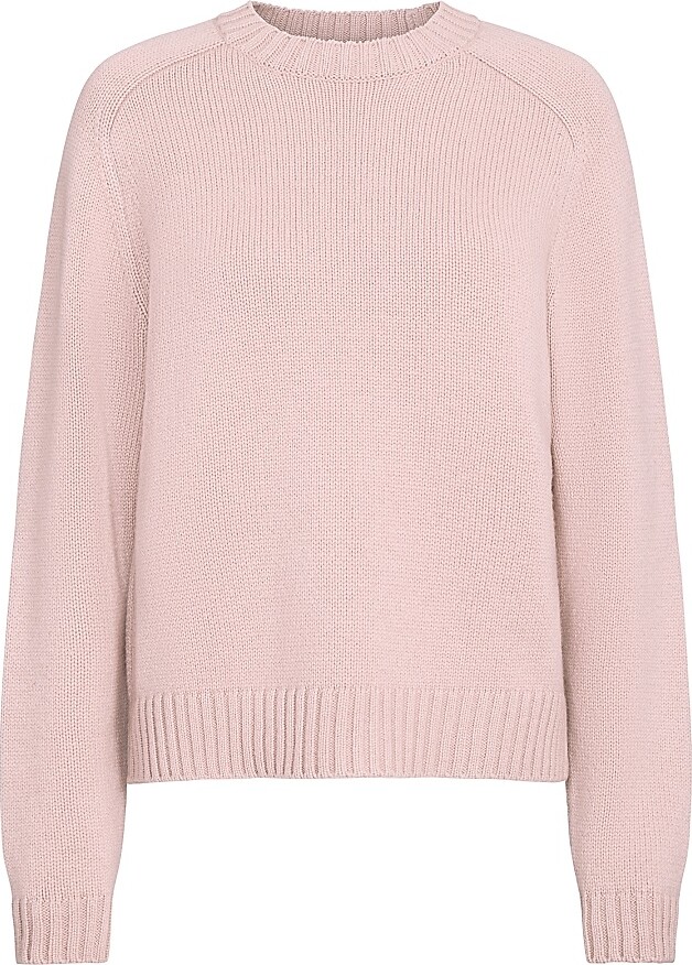 TWP Women's Easy Cashmere Crewneck Sweater - Blush - Size XS