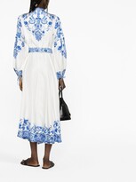Thumbnail for your product : Polo Ralph Lauren Paisley-Print Belted Midi Dress