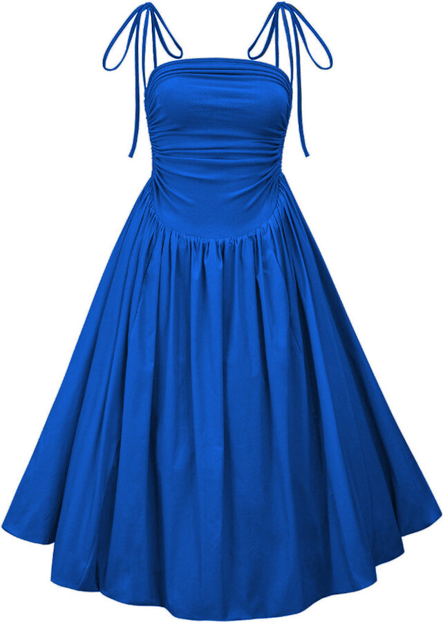 Amy Lynn Alexa Cobalt Blue Puffball Dress - ShopStyle