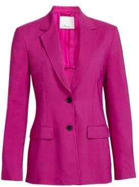 3.1 Phillip Lim Women's Tailored Fitted Blazer - Fuchsia - Size 12