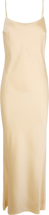 The Andamane Vanilla Maxi Water Lily Dress