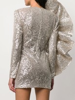 Thumbnail for your product : Loulou Ruffled Sequin Mini Dress
