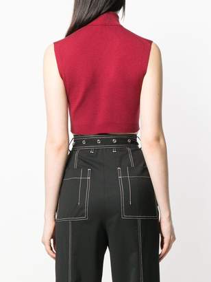 Chloé roll neck cropped top