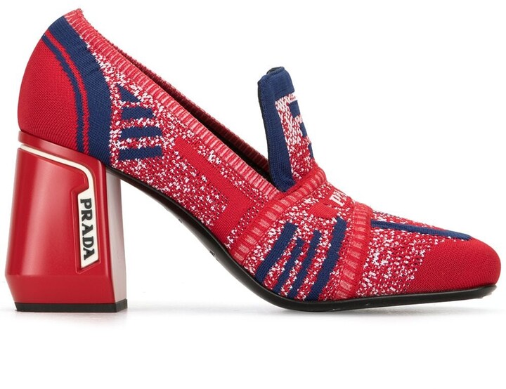 red bottom heels prada