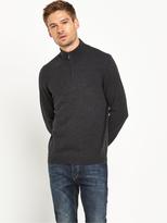 Thumbnail for your product : BOSS GREEN 1⁄4 Zip Neck Jumper