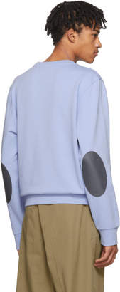 Maison Margiela Blue Elbow Patch Sweatshirt