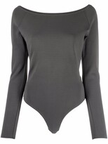 Thumbnail for your product : Alaïa Pre-Owned 1990s Boat Neck Long-Sleeved Bodysuit