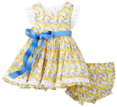 Thumbnail for your product : Pippa & Julie Floral Dress Set (Baby Girls 12-24M)