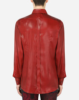 Thumbnail for your product : Dolce & Gabbana Laminated silk shirt