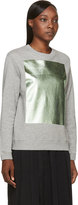 Thumbnail for your product : Richard Nicoll Grey Square Foil Sweatshirt