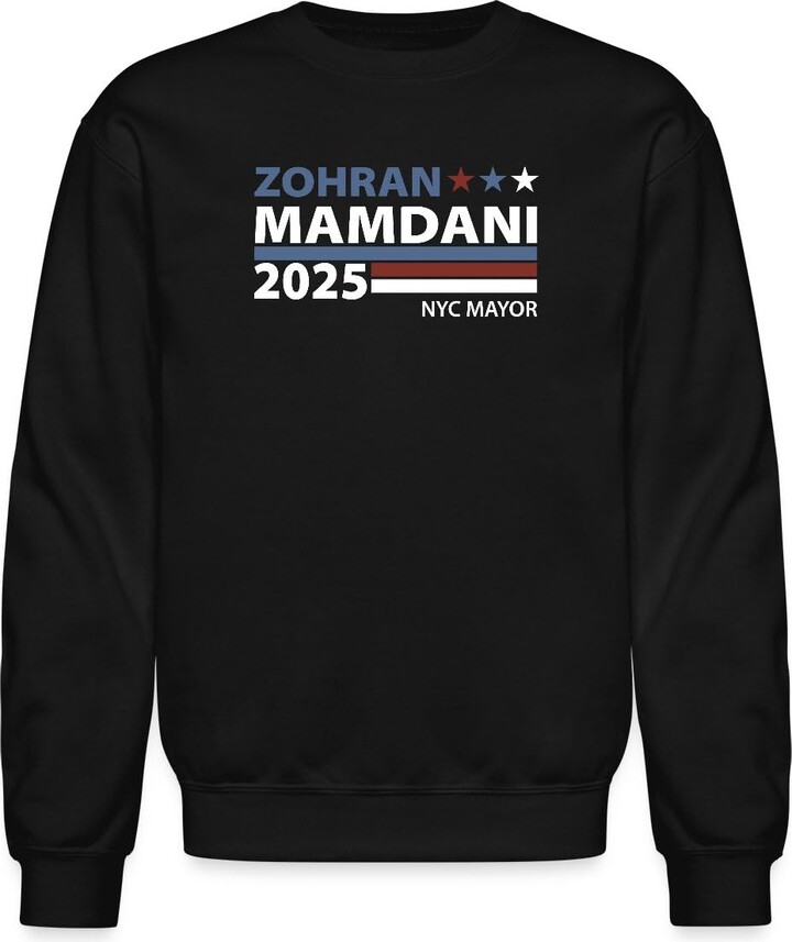 Spreadshirt Zohran Mamdani 2025 NYC Mayor Crewneck Sweatshirt