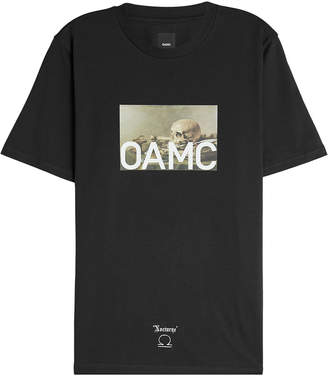 Oamc Printed Cotton T-Shirt