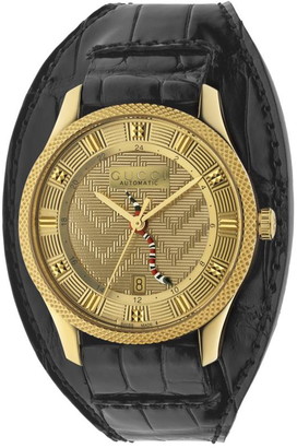 gucci alligator watch strap