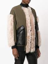 Thumbnail for your product : Drome faux-fur appliqué jacket