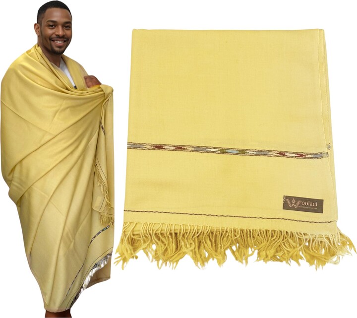 NatureBuz Handcrafted Wool Pashtun Afghan Men Pathan Shawl Wrap Full ...