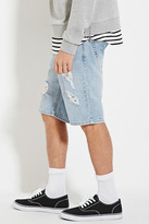 Thumbnail for your product : Forever 21 Distressed Denim Shorts