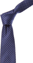 Thumbnail for your product : Canali Blue Dots Silk Tie