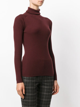 Odeeh ribbed roll neck top