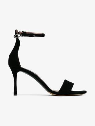 Tabitha Simmons Black Tilda 85 Suede sandals