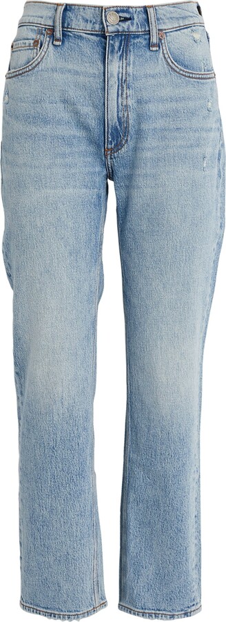 Rag & Bone Harlow Mid-Rise Straight Jeans