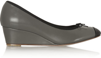 Bloch Leather wedge pumps