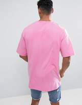 Thumbnail for your product : Jaded London T-Shirt In Pink With Varsity Statement