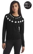 Thumbnail for your product : Lord & Taylor Cashmere Dot Fair Isle Cardigan