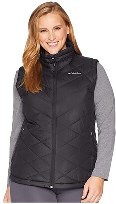 Plus Size Black Vest - ShopStyle