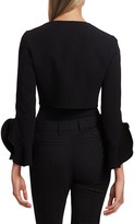 Thumbnail for your product : Michael Kors Ruffle Sleeve Cardi Cropped Jacket