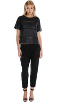Thumbnail for your product : Tibi Aria Leather Top
