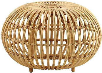 Sika Design Franco Albini Large Rattan Ottoman