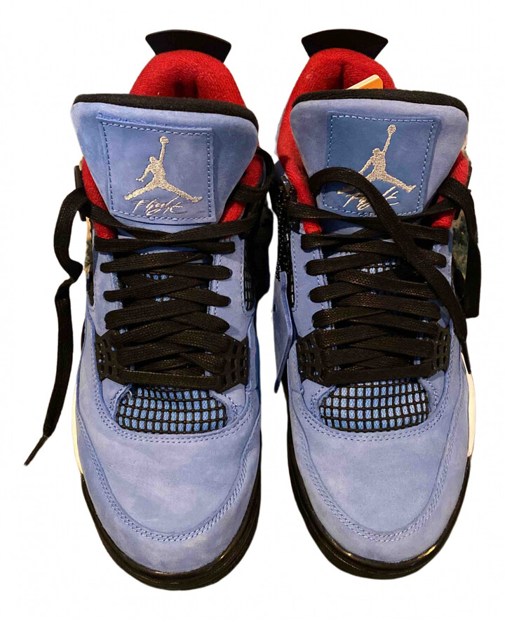 travis scott blue shoes