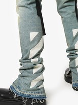 Thumbnail for your product : Off-White Split Cuff Slim Leg Jeans