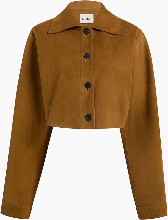 Sue Jacket in Toffee Suede