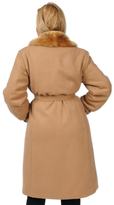 Thumbnail for your product : Excelled Plus Size Excelled Faux-Wool Swing Coat