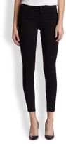 Thumbnail for your product : J Brand Luxe Sateen Mid-Rise Cropped Jeans