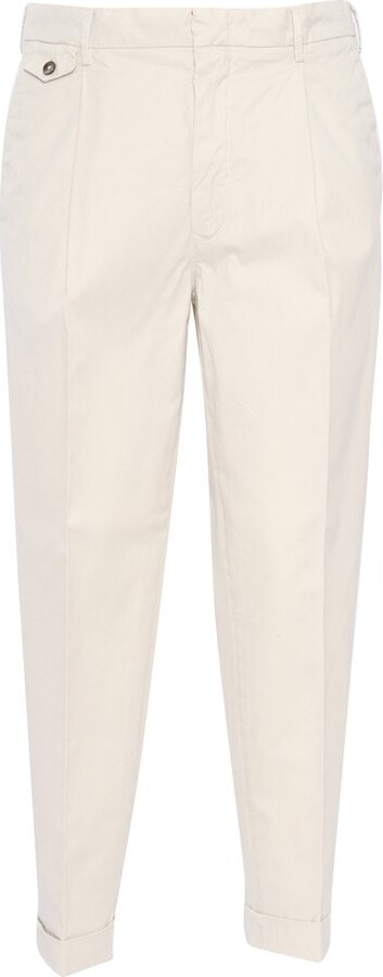 Luigi Bianchi Mantova Turned-Up Hem Pants