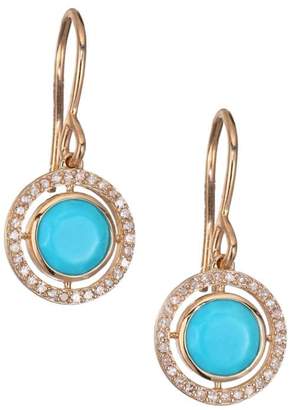 Astley Clarke Biography Celestial Turquoise, Diamond & 14K Yellow GoldDrop Earrings