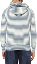 Thumbnail for your product : Remi Relief Striped Loopback Cotton-Jersey Hoodie