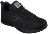 skechers black shoes for work