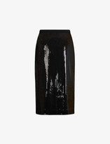 Thumbnail for your product : Max Mara Saba high-waist sequinned midi skirt