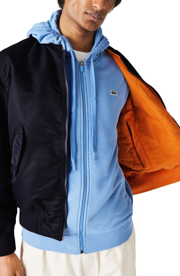 Lacoste Reversible Quilted Bomber Jacket - ShopStyle Outerwear
